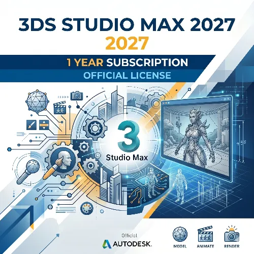 3DS Studio Max 2027 1 Year Subscription | Official License