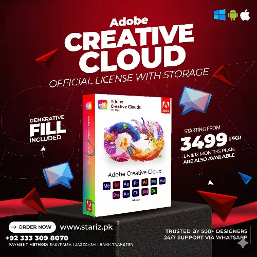 Adobe Creative Cloud Monthly Subscription | Full Access All Apps