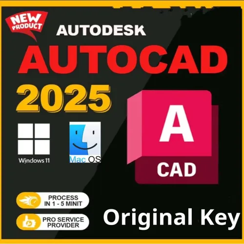 AutoCAD 2025 - 1 Device Product Key - 1 Year
