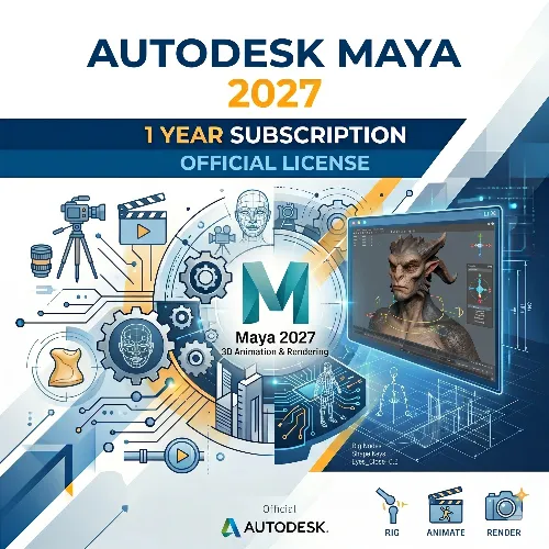 Autodesk Maya 2027 1 Year Subscription | Official License