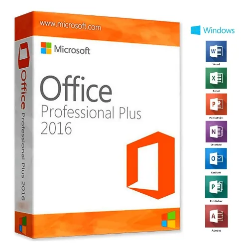 Microsoft Office 2016 Pro Plus with Visio and Project Pro