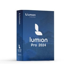 Real-time architectural visualization software render in Lumion